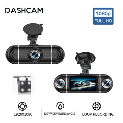 1080P HD, night vision, and | Driving recorder - z-86-3inch-four-records
