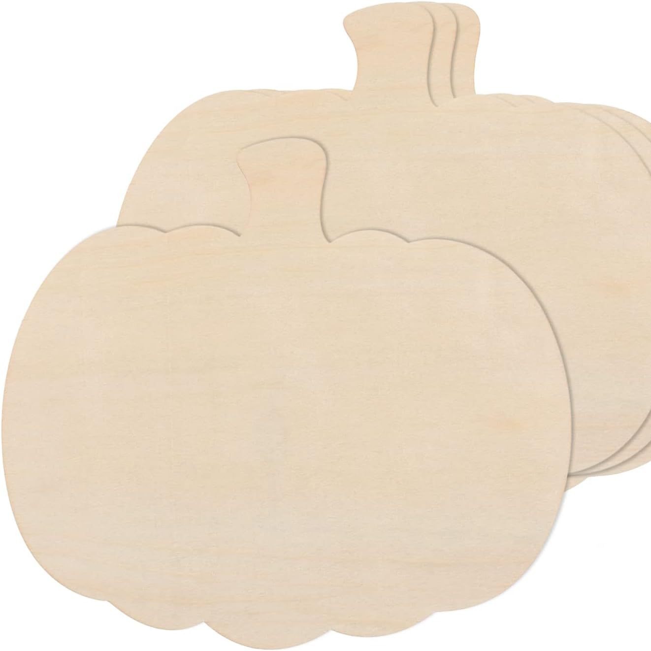 Unfinished Halloween Pumpkin Christmas Tree Wood Slices Children's DIY Painting Blank Wooden Board Laser Cut Wooden