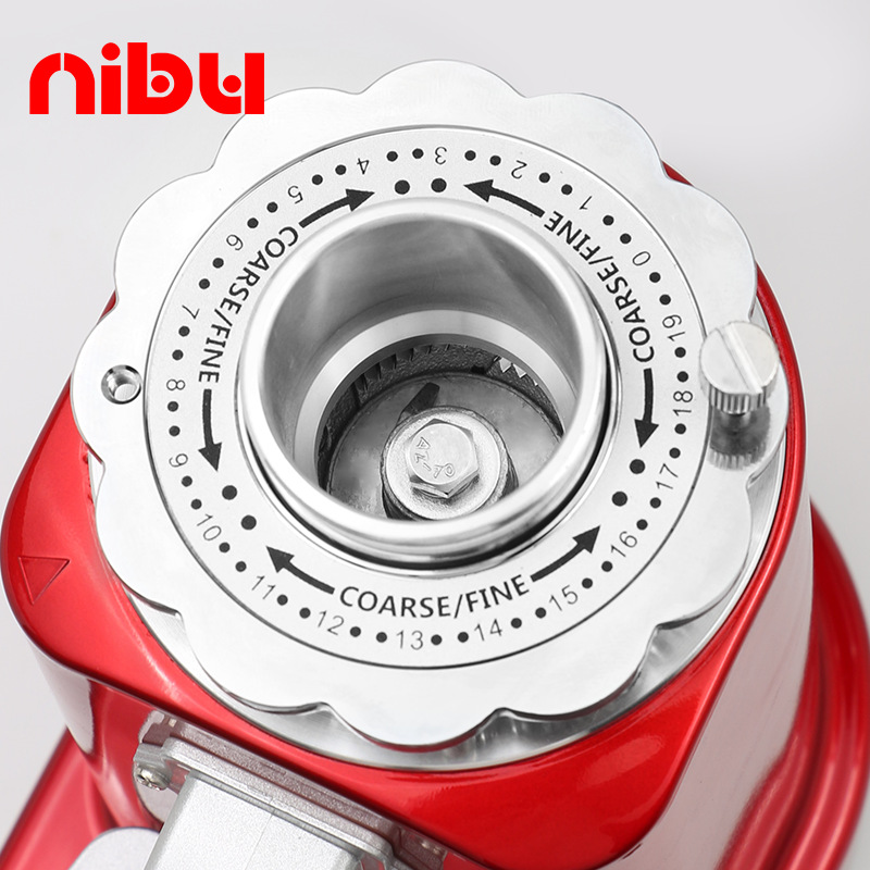 Molino de café Nibu Molino italiano de granos de café Molino eléctrico de cuchillo plano comercial doméstico 019 018
