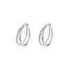 Brand universal earrings, simple and elegant design, 2023 collection, internet celebrity