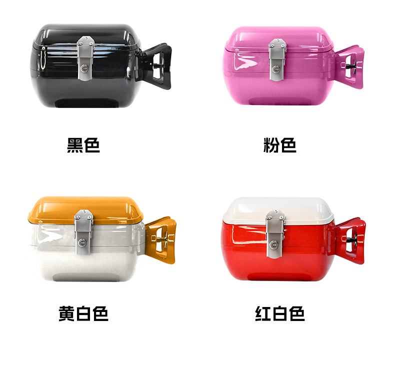 Suitable for Stone ape Victoria Honda 125 net red gas tank tail box electric motorcycle trunk
