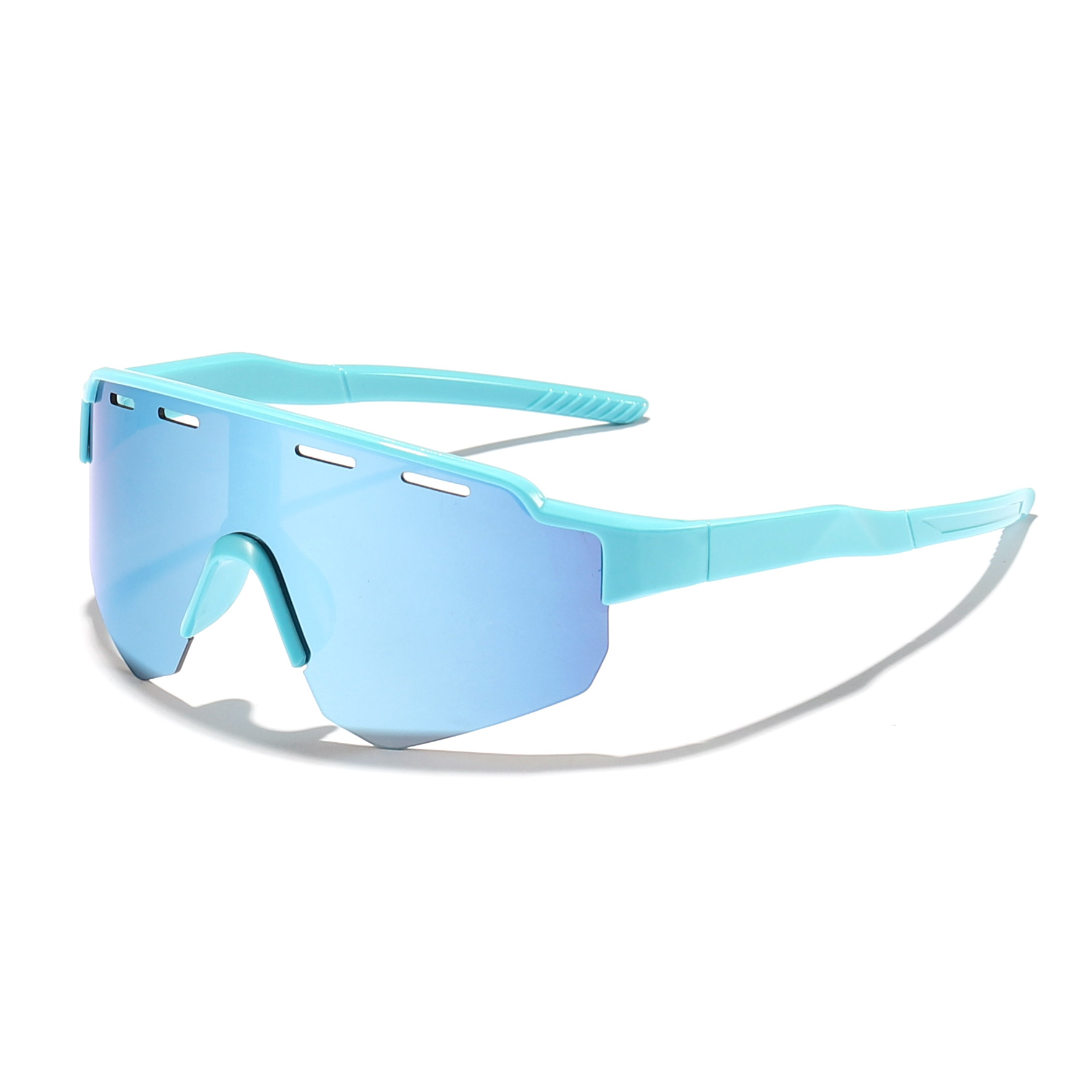Nuevo estilo transfronterizo para niños, ciclismo al aire libre, gafas deportivas a prueba de viento y geniales, gafas de sol anti-ultravioleta de montura grande para niños y niñas