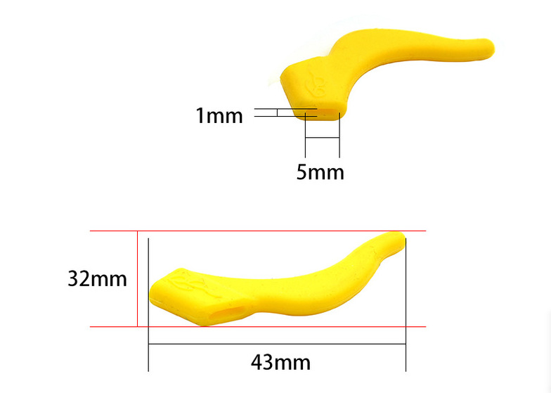 Basic Modern Style Classic Style Solid Color Unisex Glasses Ear Hook display picture 1