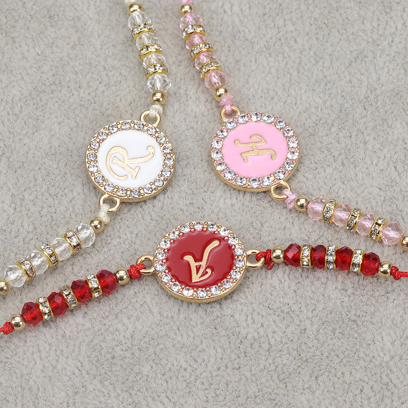 Lady Letter Alloy Unisex Bracelets 1 Piece