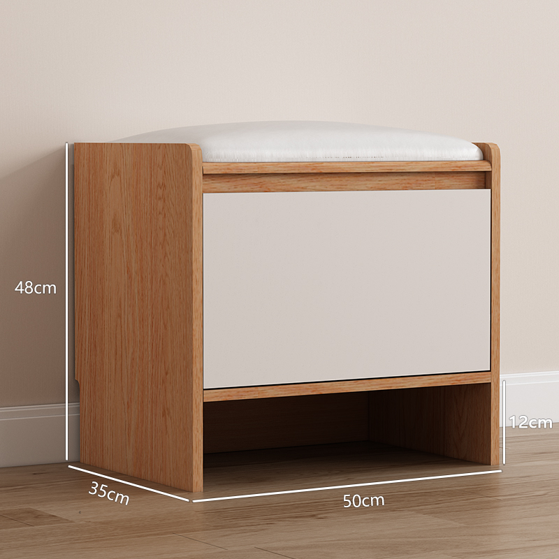 노르딕 로그-50 신발교환대 [업그레이드된 원목 생태보드] ★ 특별 패키지 설치]