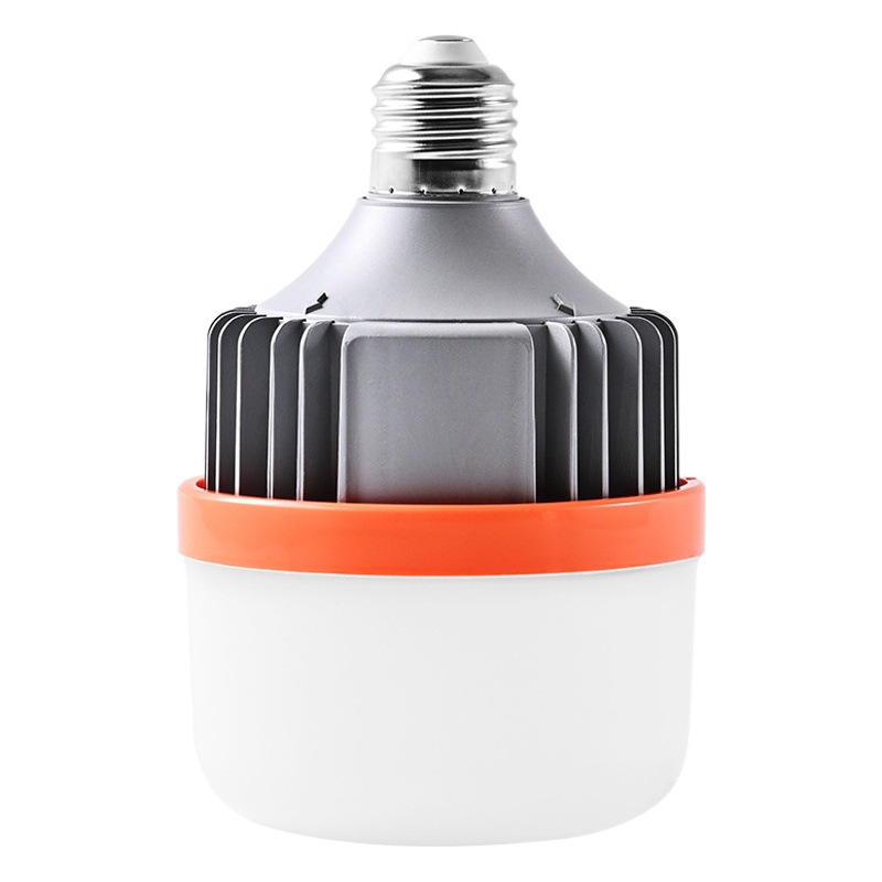 Bombilla LED recargable, luz de emergencia telescópica para el hogar, impermeable para exteriores, estilo camping, puesto de mercado nocturno, luz blanca, bombilla de ahorro de energía