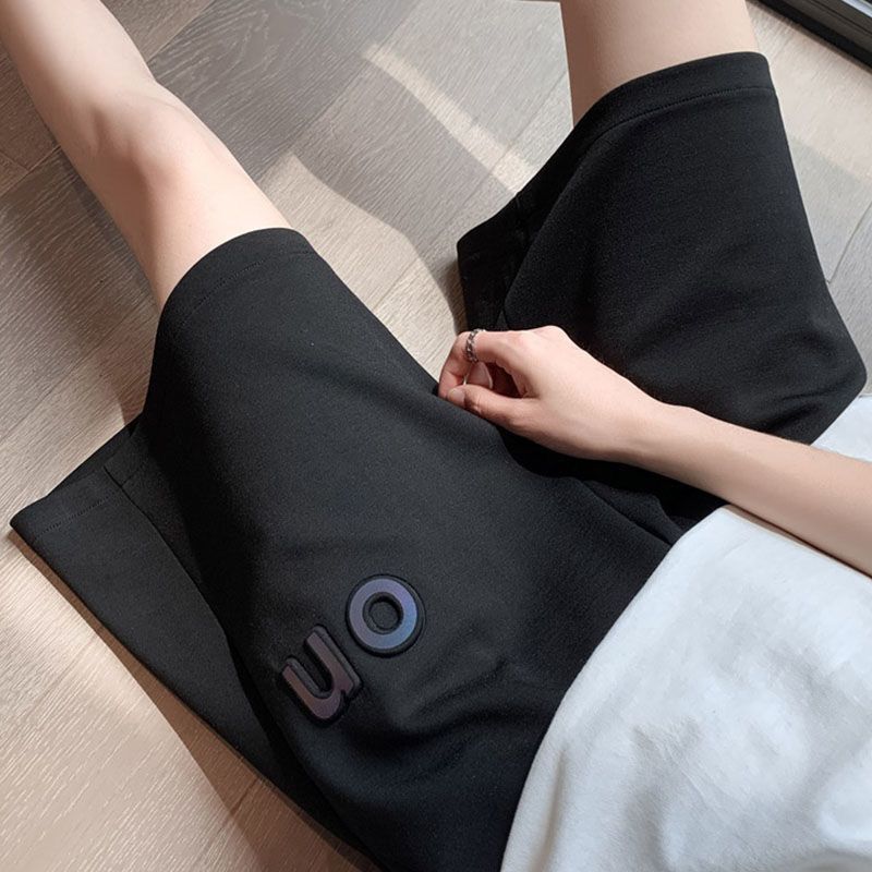 Sports Shorts Women's Outer Wear Five-point Pants Summer Thin Loose All-match Straight Slim Look Thigh Covering Casual Trendy Mid-length Pants