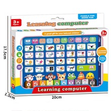 跨境外贸新款英文平板学习机早教触摸语音点读机婴幼儿童益智玩具