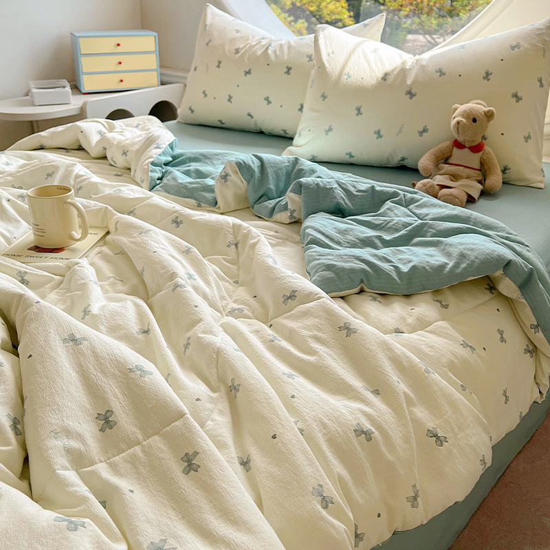 아카시아블루 [슈퍼소프트 알몸수면 더블레이어 거즈 여름이불]