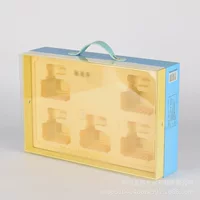 Оптовая подарочная коробка от производителя с откидной крышкой, подарочная коробка в стиле книги для бизнес-упаковки, изысканная подарочная коробка для упаковки напитков.