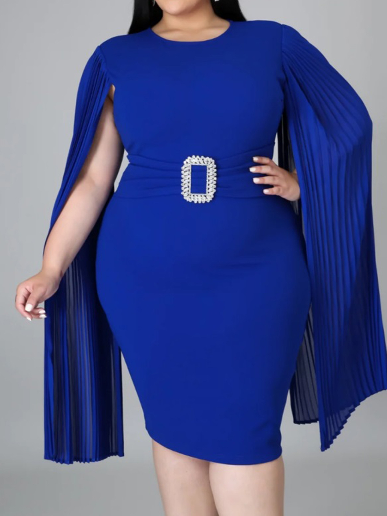 2025 ropa de mujer de comercio exterior nuevo estilo bolso de color sólido cadera vestido de capa sexy vestido de moda transfronterizo