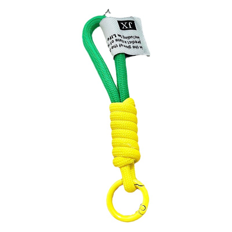 Creative Mobile phone lanyard keychain simple short phone case universal color matching lanyard car key ring pendant
