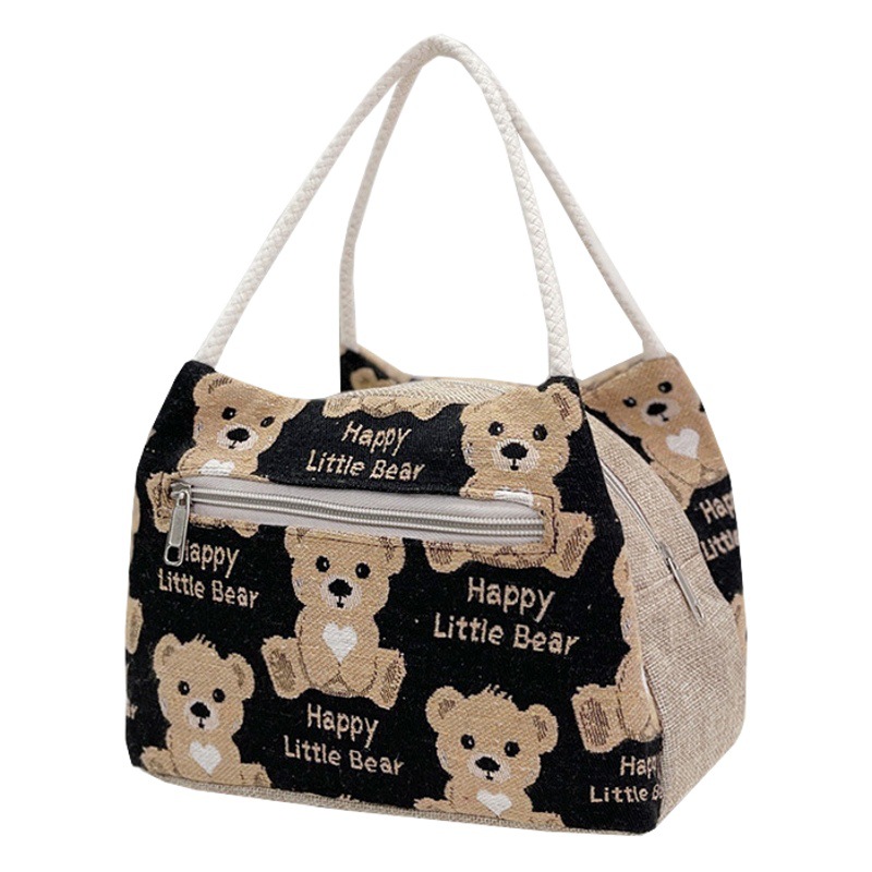 Handbag Lunch Bag Women's 2022 New Lunch Box Summer Mini Fashion Outing Small Cloth Bag Mommy Tote Bag