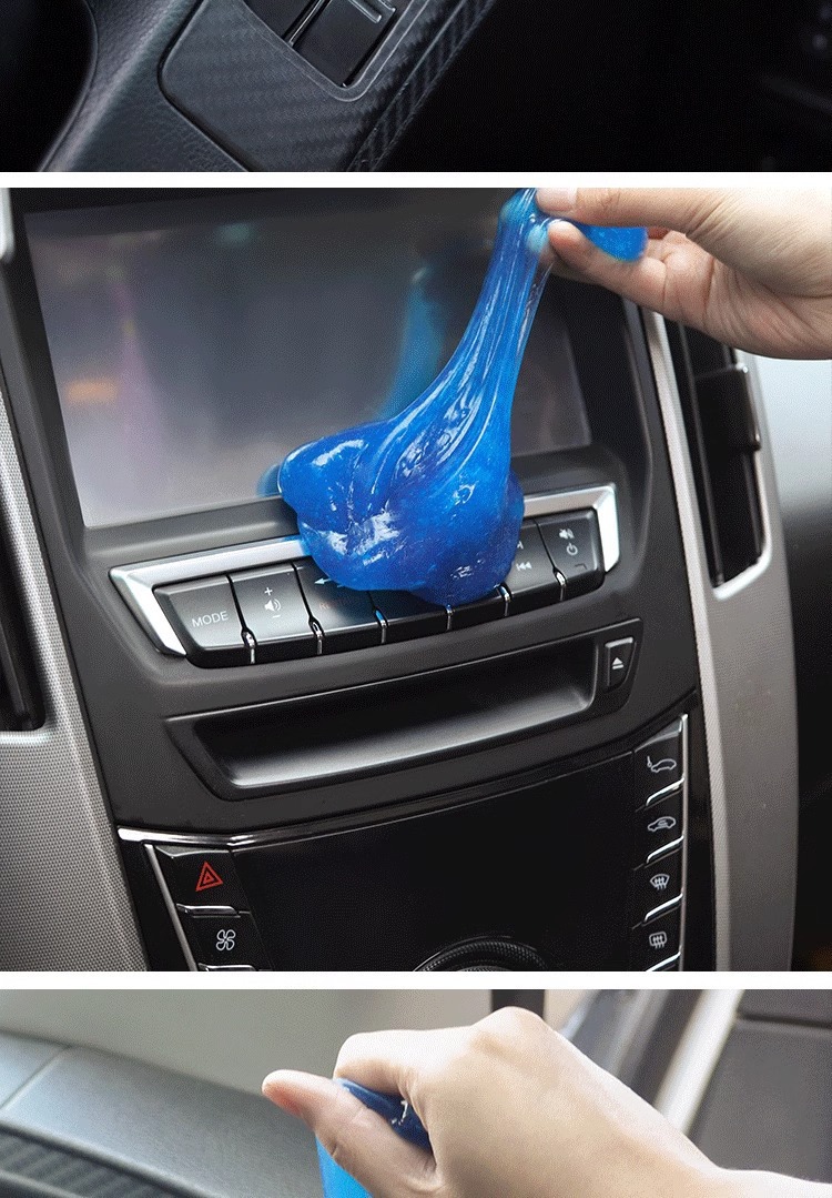 Multifunctional Cleaning Gel for Home and Car Use, Automotive Cleaning Tool, Dust-Absorbing Gel for Keyboard Grooves and Dirt