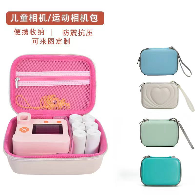 Factory Hot Selling Children's Camera Storage Box Drop-resistant Portable EVA Hard Shell Sports Camera Portable Portable Storage Bag