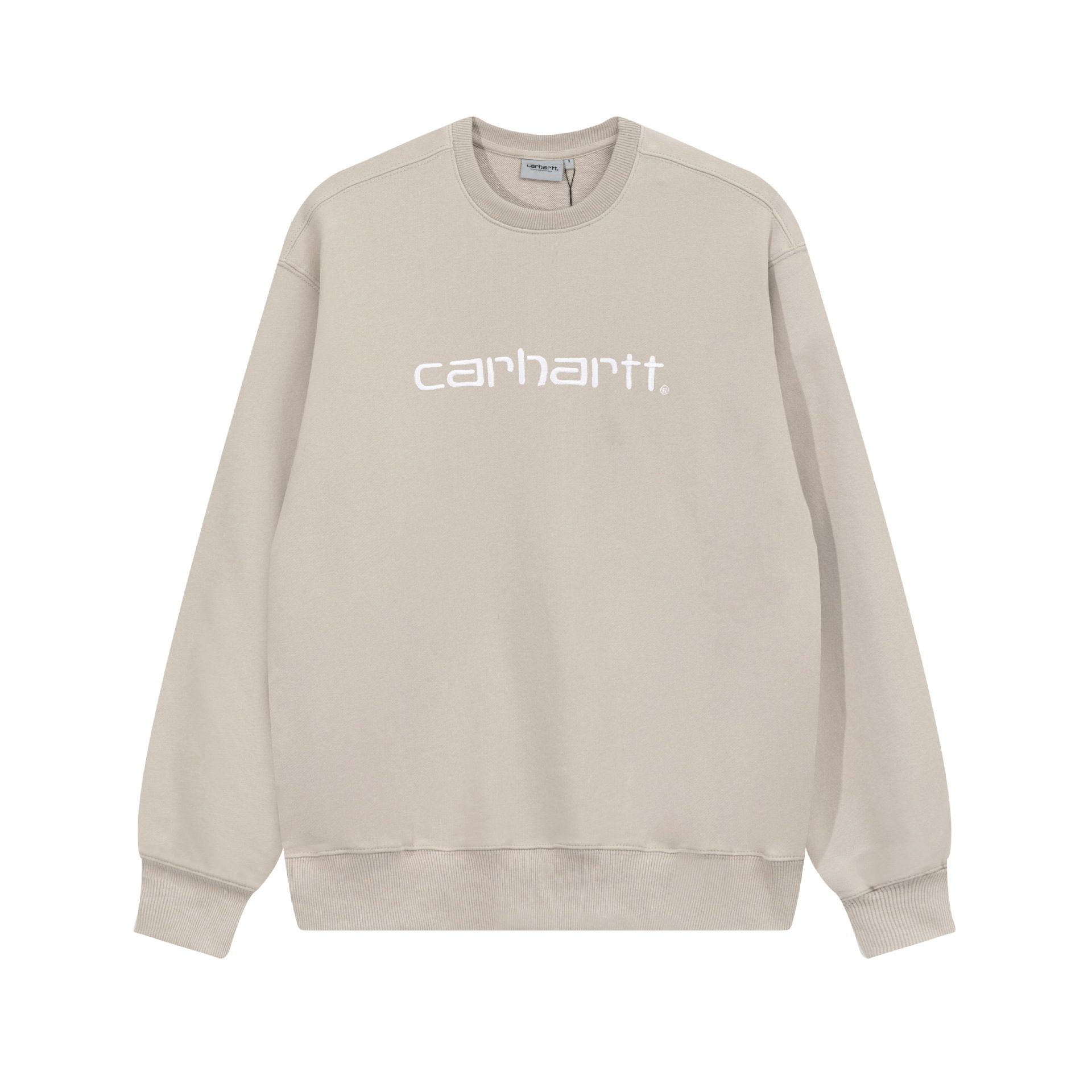 Carhartt WIP Script Embroidery Sweatshirt Barchan White