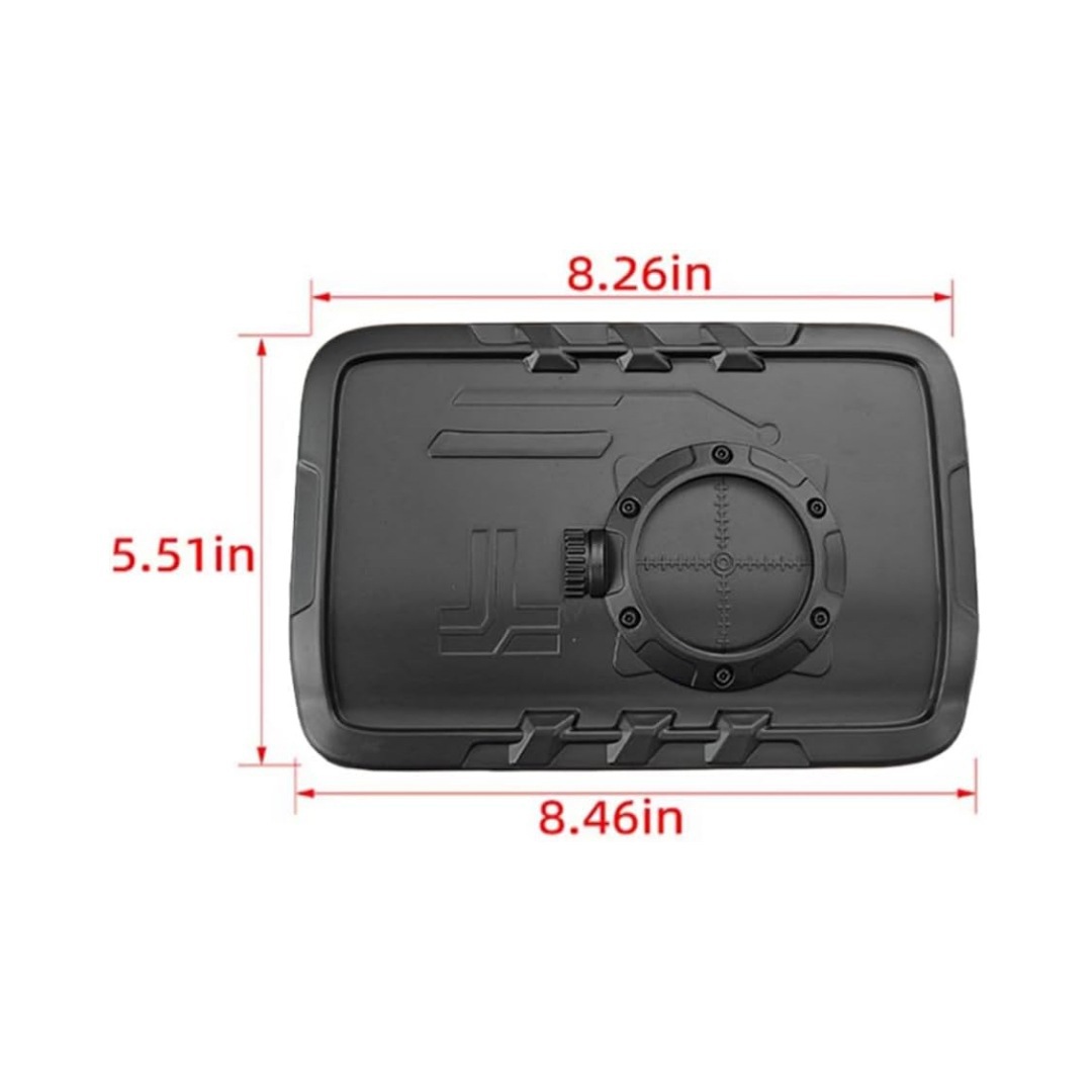 Suitable for 3-Door and 5-Door Suzuki Jimny Jc74 Jb74Xl Modified Black Warrior 3D Fuel Tank Cap Decoration