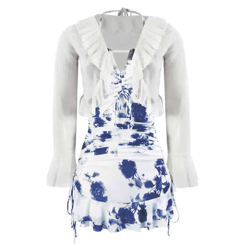 2025 versión coreana del nuevo traje de baño de las mujeres con puro deseo de traer una blusa sexy que cubre el vientre y se ve delgado traje de baño de vacaciones junto al mar de alta gama