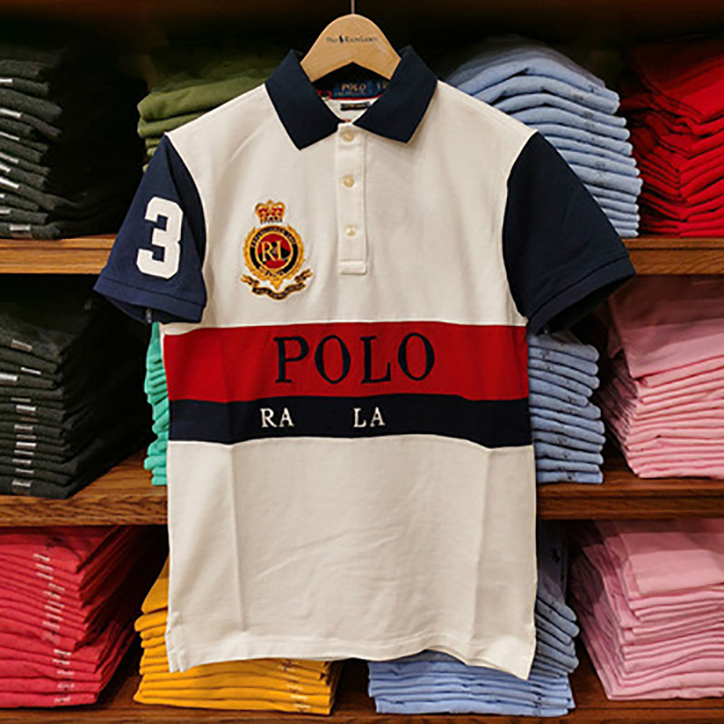 Polo shirt men's short-sleeved cross-bor...