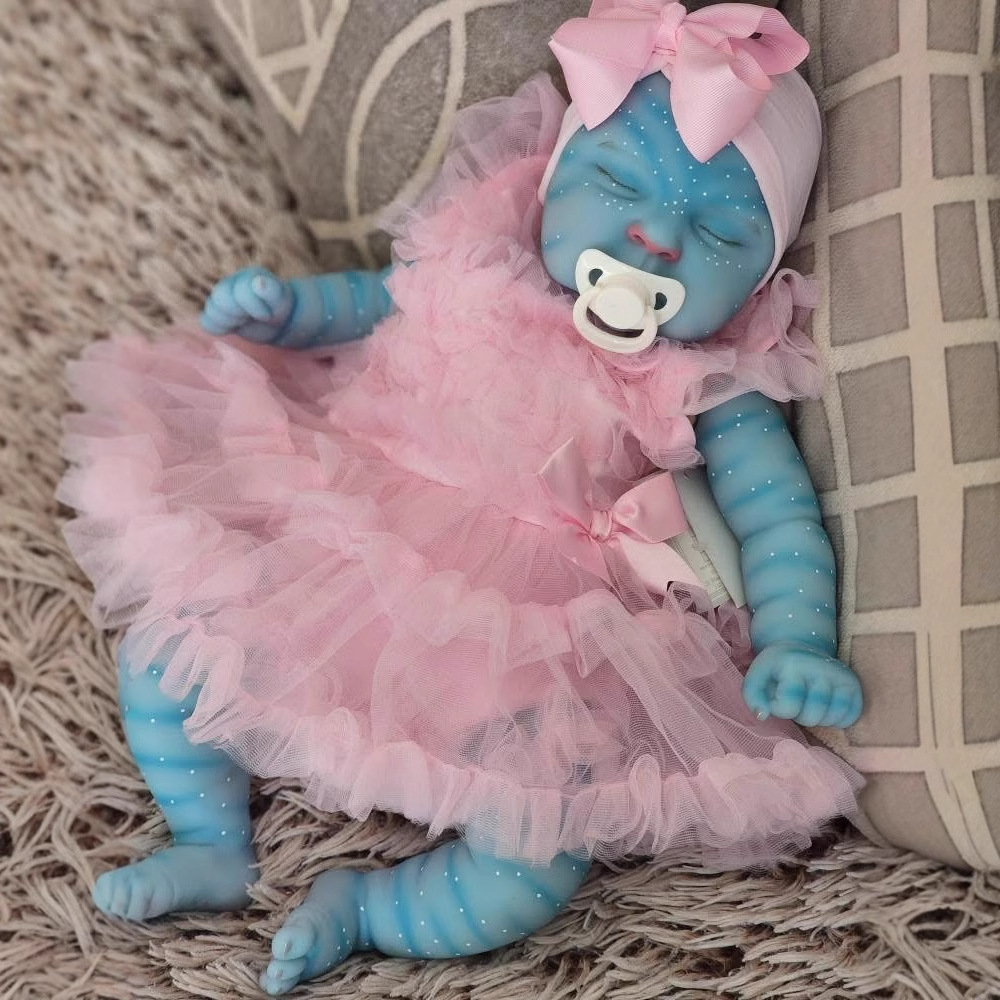 Muñeca de simulación de 19inch Avatar pintada a mano para enviar juguetes para niños, muñecas de regalo, suministro de comercio electrónico transfronterizo