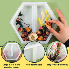 廠家批發創意橢圓形六邊形水培測試管置物繁殖花架花瓶硅膠模具