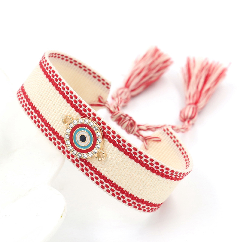 Lucky Evil Eye Red String Bracelet Protection Jewellery Handmade_voghion.com
