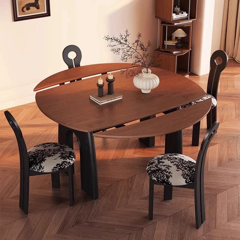 Ash wood grain solid wood jumping platform single table