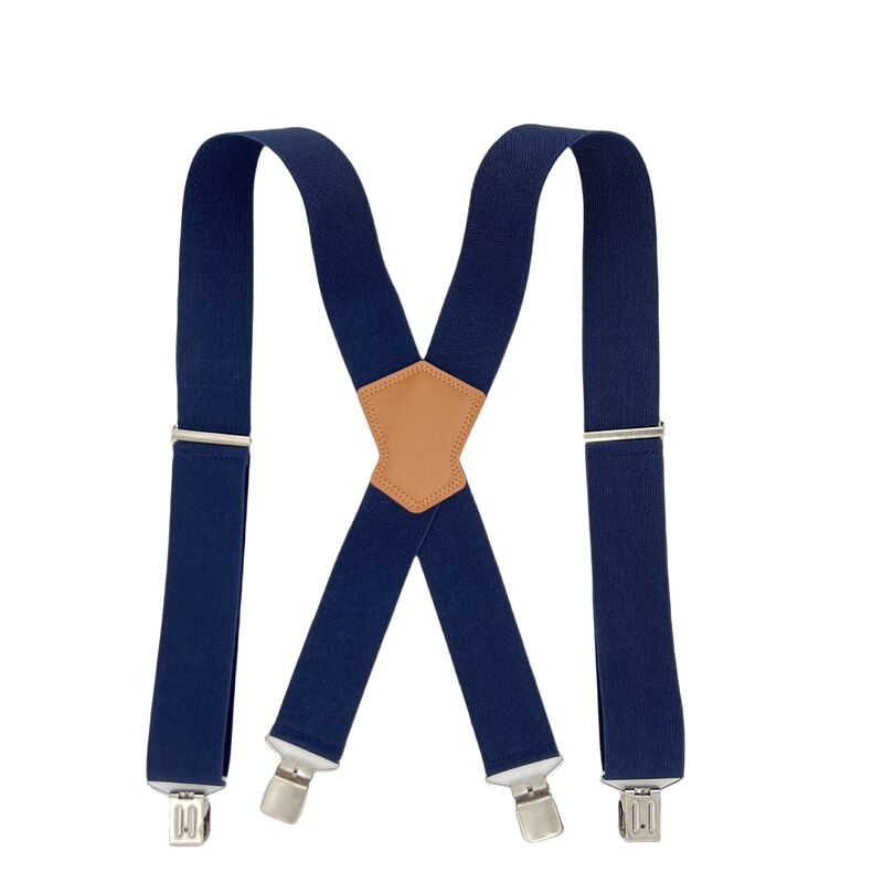 Cross-Border Supply European and American Men's Heavy-Duty Suspenders, Work X-Shaped Double-Sided Large Clip Suspenders, Wide Suspenders Cross-Border Supply European and American Men's Heavy-Duty Suspenders, Work X-Shaped Double-Sided Large Clip Suspenders, Wide Suspenders