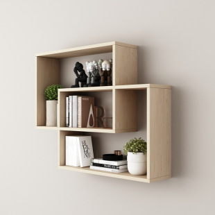 Wall Rack Wall Hanging Bookshelf Wall Rack Restaurant Wall Hanging Wall Decoration Wall Hanging Rack Bedroom Storage Locker