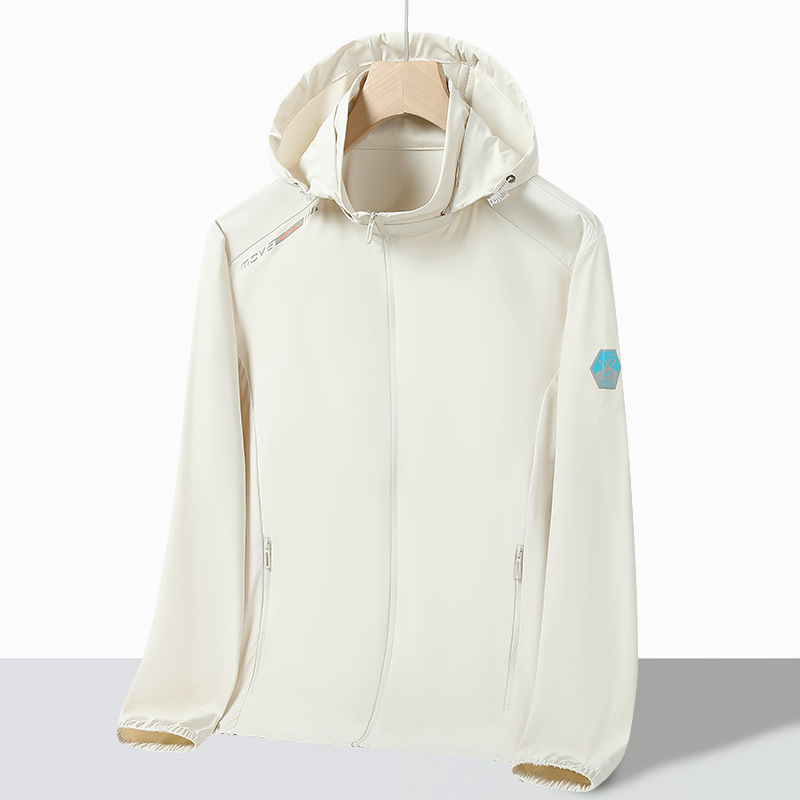 Ropa de protector solar de hielo de nylon para parejas de hombre y mujer, ropa de piel elástica de hielo, piel transpirable anti-UV de verano