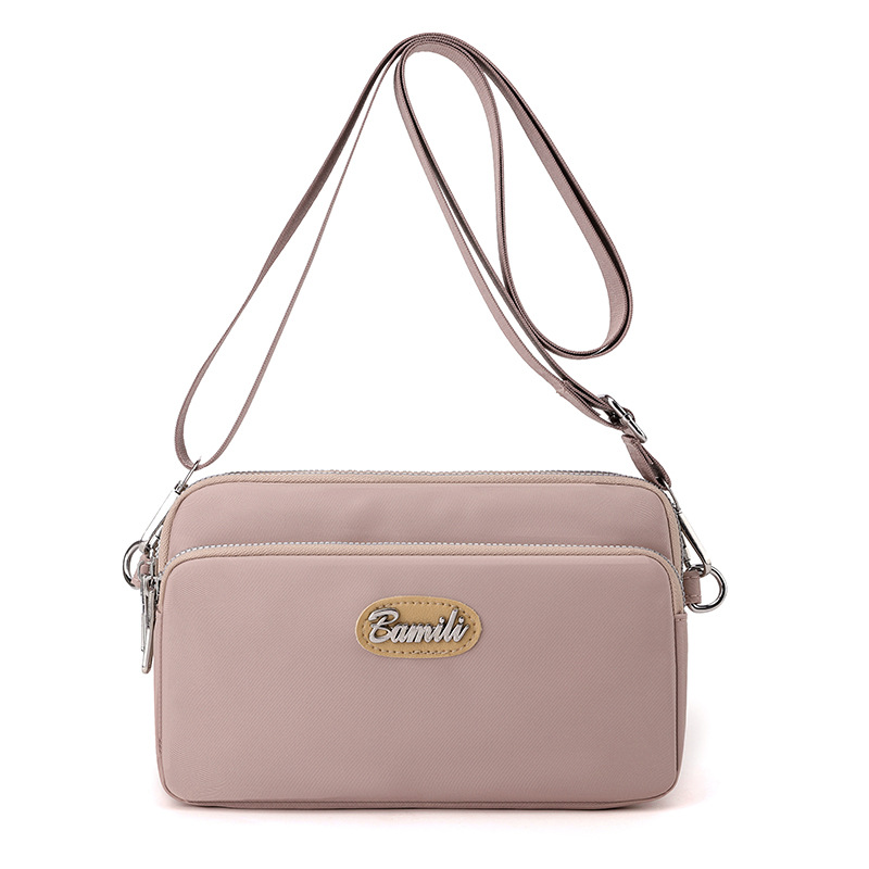 2025 nuevo estilo coreano moda transfronteriza todo fósforo Oxford tela bandolera bolso pequeño ligero casual de hombro para mujer