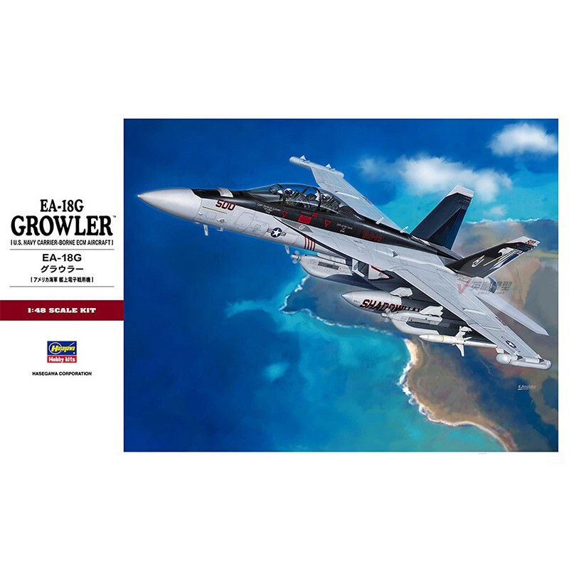 Hasegawa Model 1/48 American Ea-18G "Growler" Fighter 07252