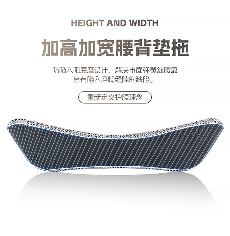 New Yungan Silk Car Lumbar Cushion Headrest Car Lumbar Strong Support Waist Protector Car Seat Cushion Four Seasons Summer
