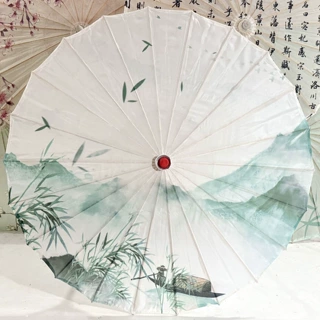 古风油纸伞绸布印花伞装饰吊顶伞遮阳伞摄影道具走秀伞汉服舞蹈伞