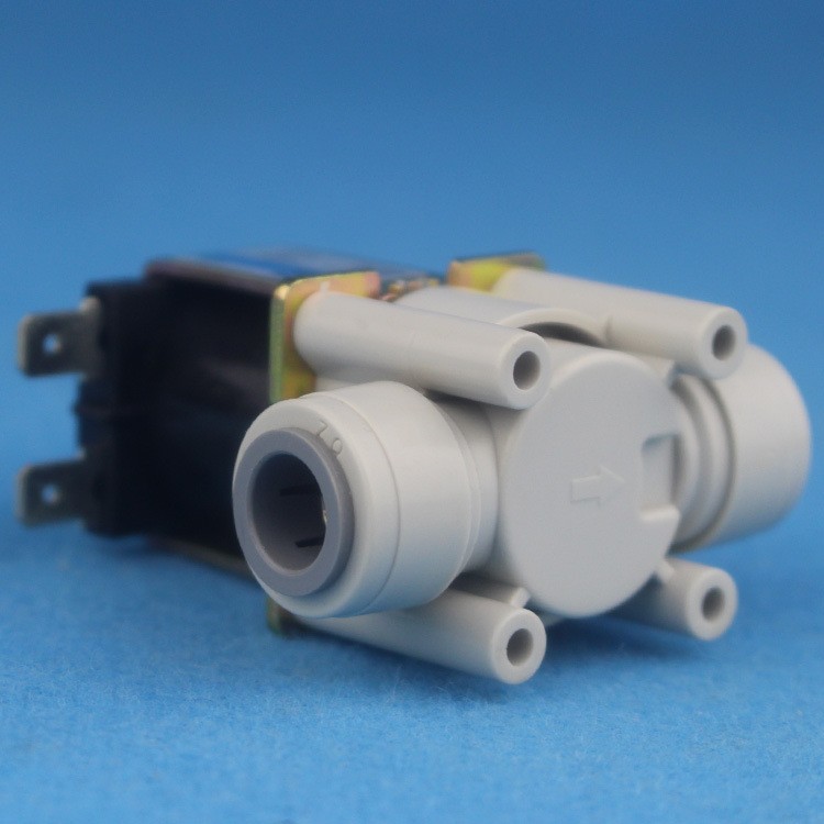 24V3 válvula de solenoide de entrada de conexión rápida 9,5 MM enchufe rápido purificador de agua RO purificador de agua accesorios