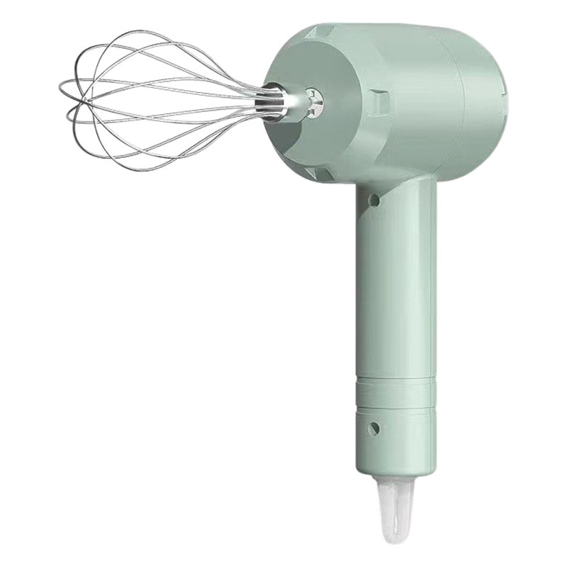 Batidor de huevo eléctrico inalámbrico de mano recargable batidor de huevo hogar hornear pastel crema huevo blanco dispensador Mezclador