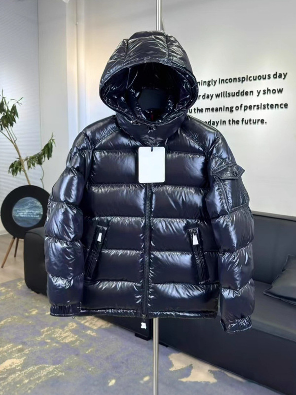 Maya High Version Hooded down Jacket Maya Unisex Hooded Solid Color Jacket Winter down Jacket