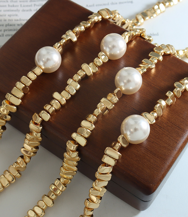 Fashion Solid Color ore Pearl Womenu0027S Choker 1 Piece