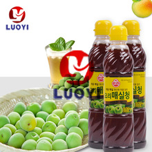 韓國進口不倒翁青梅汁660g 奧士基濃縮果汁鹼性糖漿 韓式冷面湯料