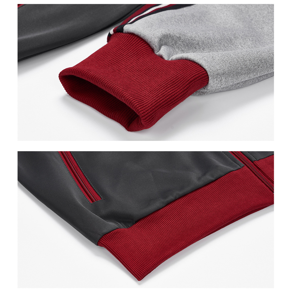 Roupas masculinas outono e inverno novos ternos esportivos moda jovem retro cor combinando ternos masculinos vendas diretas da fábrica_voghion.com