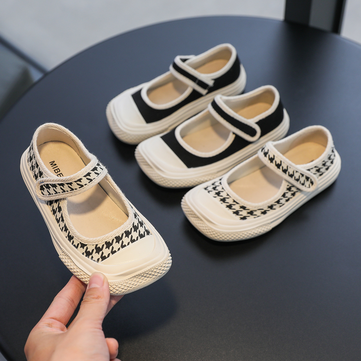 網紅方頭布鞋2021年夏季新款童鞋兒童時尚淺口帆布鞋男童女童鞋子