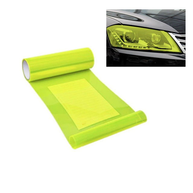 Fluorescent yellow lamp film