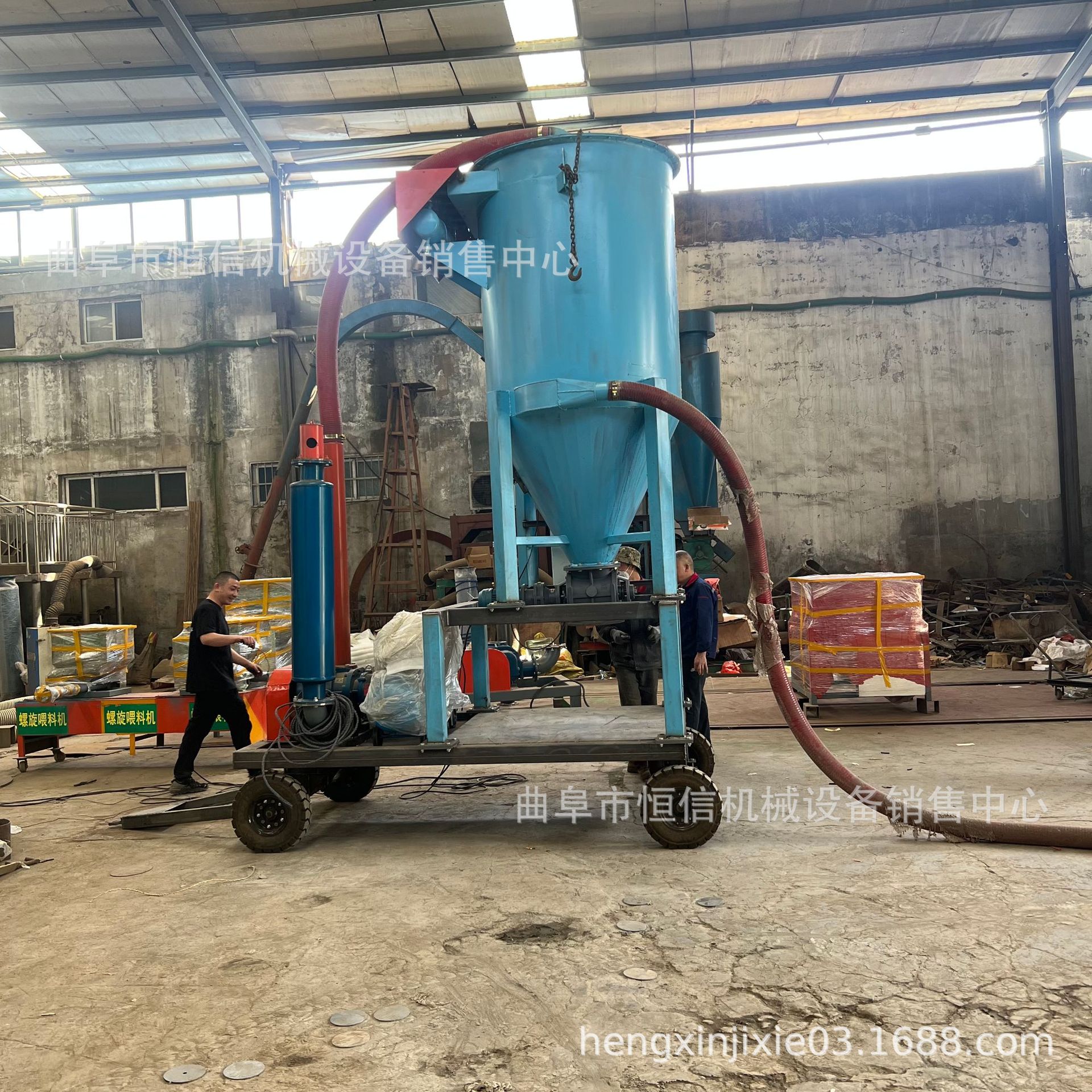 天津吨包碳黑粉粉末气力吸灰机zcjb 集装箱石膏粉中转罐车气力吸