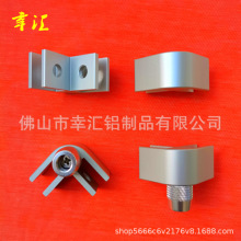 铝合金玻璃转角码 火炉玻璃角码 玻璃固定夹 防火坑玻璃角码 铝夹