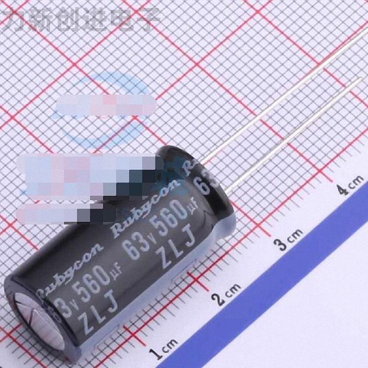 63ZLJ560M12.5X25描述560uF 63V电解电容器