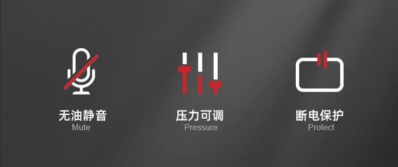 New air pump, air compressor, oil-free silent inflator, high-pressure air pump for woodworking, auto repair, and painting