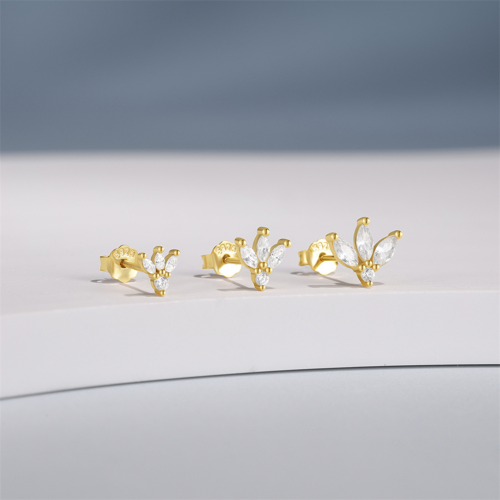 5g Weight 925 Sterling Silver Ear Needle Material Zircon Inlay Material Ear Studs Classification 3 Pieces, 4 Pieces Quantity Holiday, Travel, Daily Occasion 925 Sterling Silver Material Geometric Pattern Women's Gender Plating Design Simple Style Style 3 Pieces 4 Pieces 925 Sterling Silver Zircon Geometric Ear Studs 10