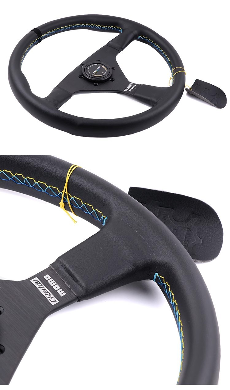 14 inch GReddy MOMO Modified Sports Racing Steering Wheel JDM