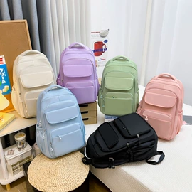 中大学生书包;通用双肩背包;休闲背包