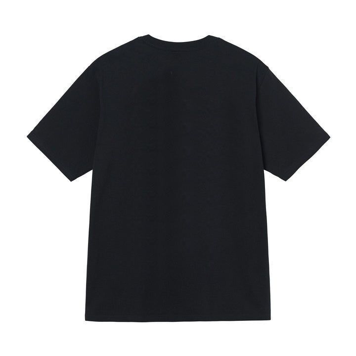 [2] new men's and women's short-sleeved T-shirt summer navy blue khachi black white men's T-shirt loose 270 grams